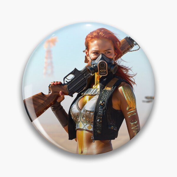 Item preview, The Desert wasteland wanderer cyberpunk style character designed and sold by Vintage Designs +.
