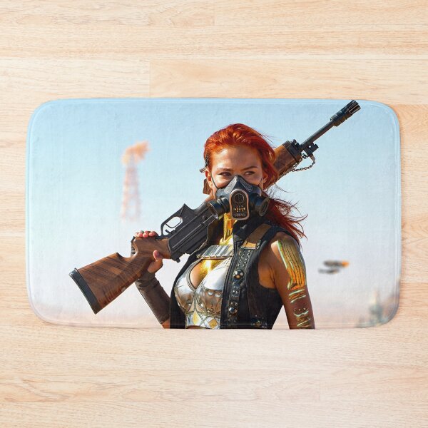 Item preview, The Desert wasteland wanderer cyberpunk style character designed and sold by Vintage Designs +.