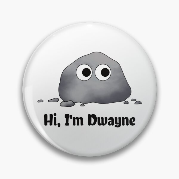 Item preview, Hi, I’m Dwayne – Funny Stone with Eyes designed and sold by Sengakuji.