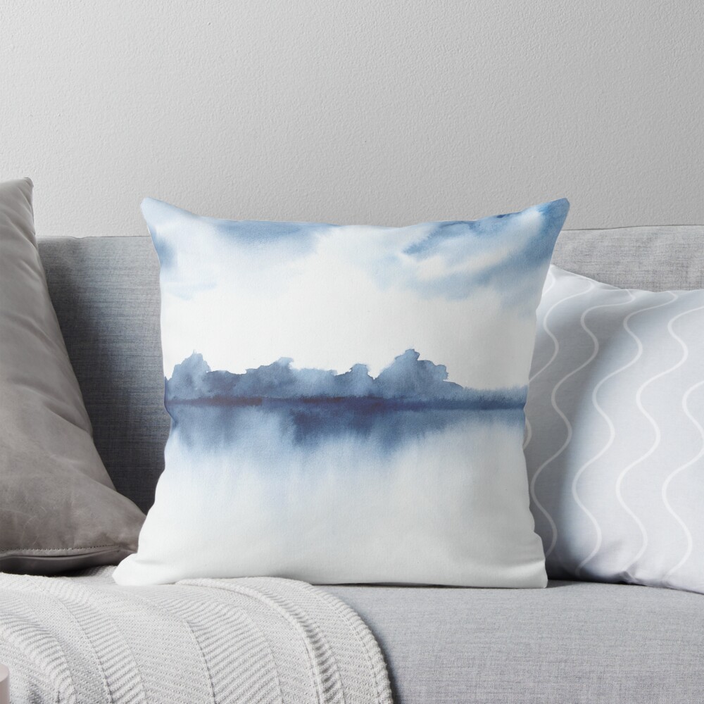 Item preview, Throw Pillow designed and sold by Akwarelki.