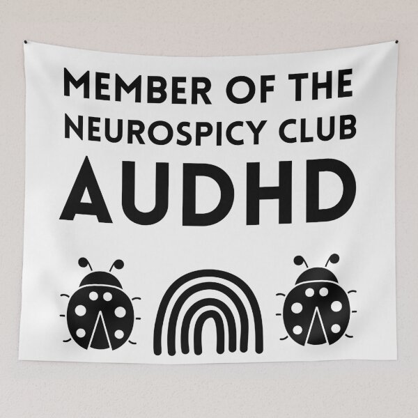 Item preview, Member of the Neurospicy Club - AUDHD designed and sold by The Courtesan Boutique.