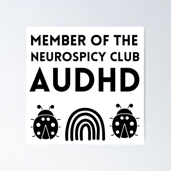 Item preview, Member of the Neurospicy Club - AUDHD designed and sold by The Courtesan Boutique.