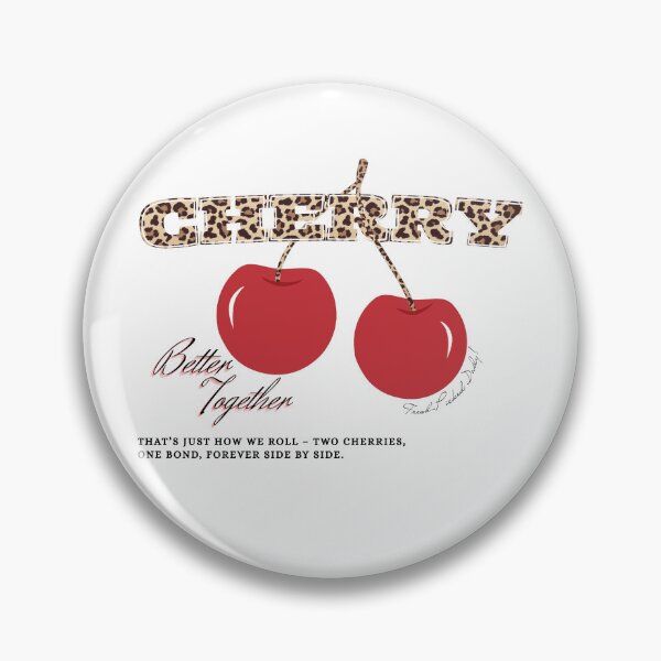 Item preview, Cherry Better Together | Retro couple design designed and sold by Style District.
