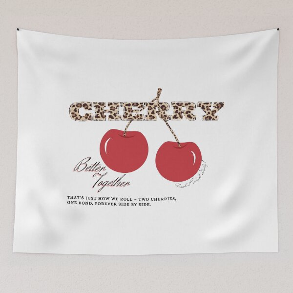 Item preview, Cherry Better Together | Retro couple design designed and sold by Style District.