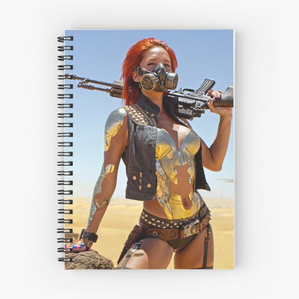 Item preview, The Desert wasteland wanderer cyberpunk style character designed and sold by Vintage Designs +.