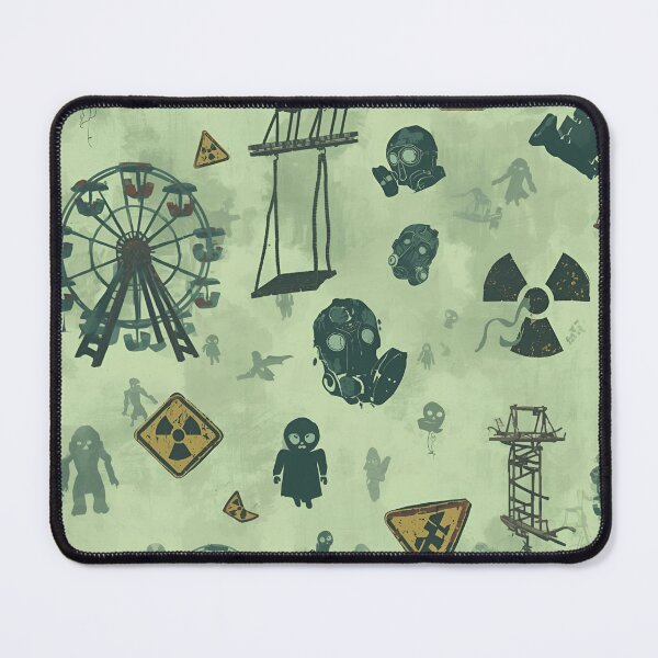 Item preview, Radioactive Playground — Pripyat Seamless Horror Pattern designed and sold by kabucino.