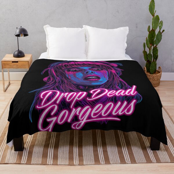 Item preview, Drop Dead Gorgeous – Neon Horror Glam Girl Pop Art designed and sold by snoezelstudio.