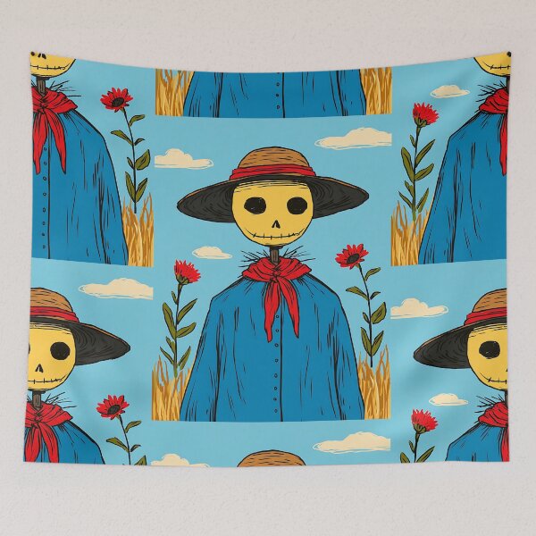 Item preview, Spooky Halloween Scarecrow designed and sold by bapupa.