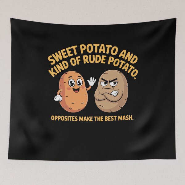 Item preview, Sweet Potato and Kind of Rude Potato designed and sold by Mateusz Majcherek.