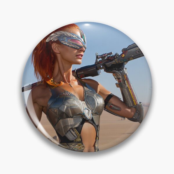 Item preview, The Desert wasteland wanderer cyberpunk style character designed and sold by Vintage Designs +.