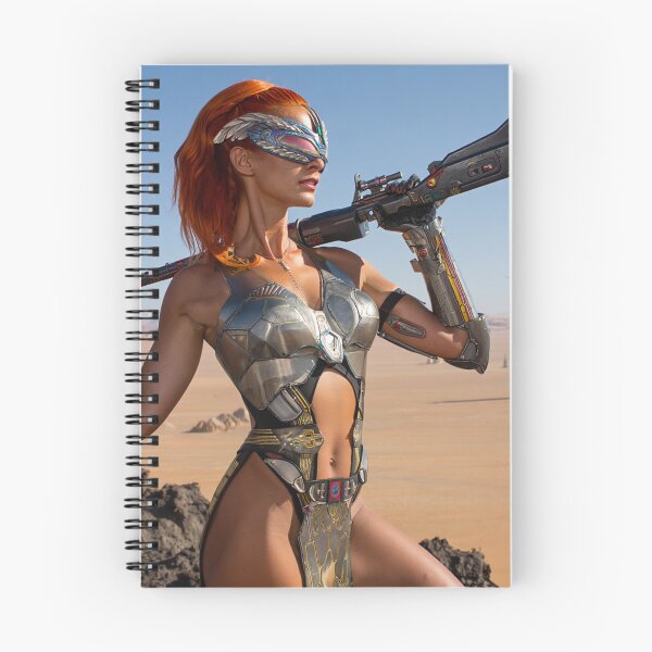 Item preview, The Desert wasteland wanderer cyberpunk style character designed and sold by Vintage Designs +.