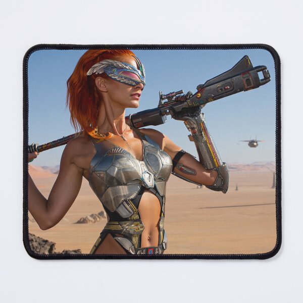 Item preview, The Desert wasteland wanderer cyberpunk style character designed and sold by Vintage Designs +.