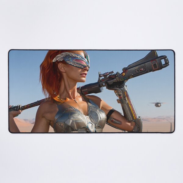 Item preview, The Desert wasteland wanderer cyberpunk style character designed and sold by Vintage Designs +.