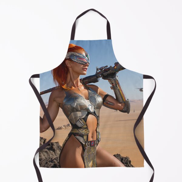 Item preview, The Desert wasteland wanderer cyberpunk style character designed and sold by Vintage Designs +.