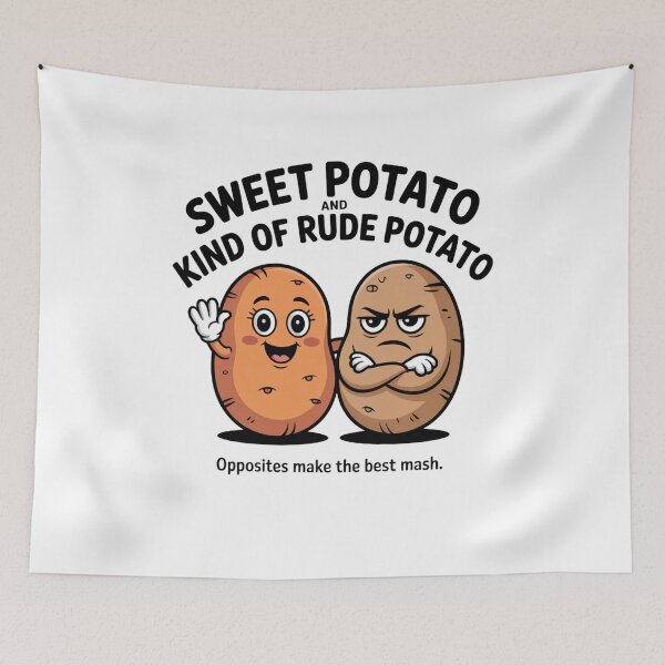 Item preview, Sweet Potato and Kind of Rude Potato designed and sold by Mateusz Majcherek.
