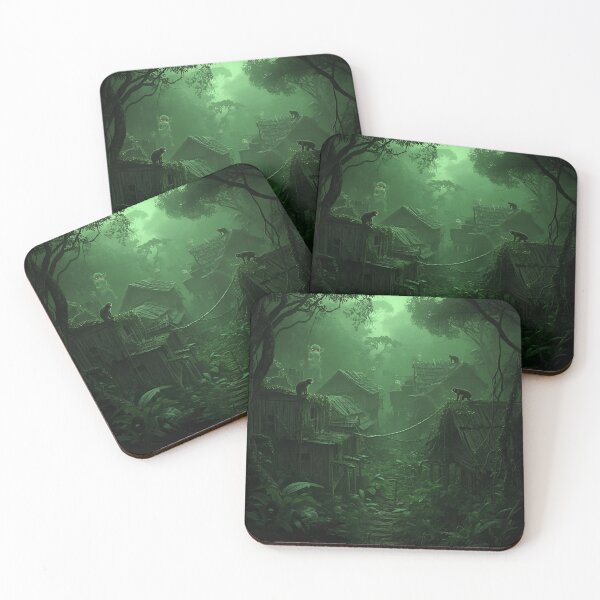 Item preview, The Monkey Curse Village — Forgotten Jungle Spirits designed and sold by kabucino.