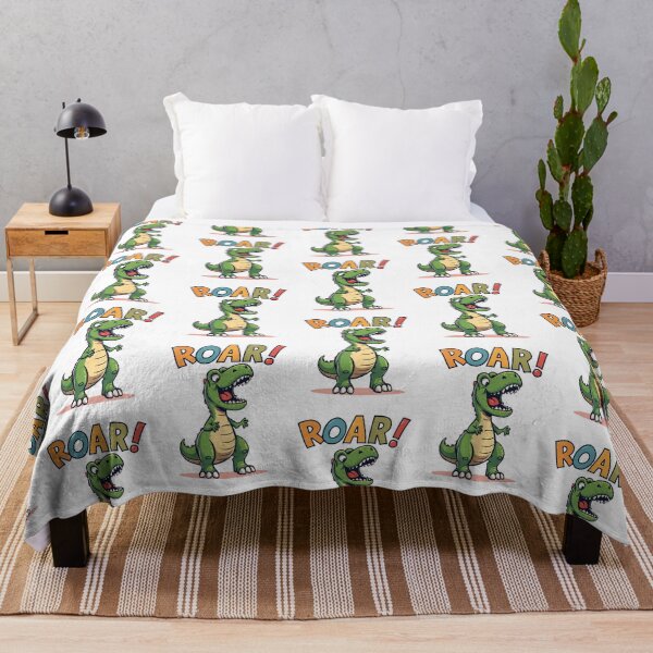 Item preview, Cute Cartoon Dinosaur ROAR T-Rex Kids Design designed and sold by snoezelstudio.
