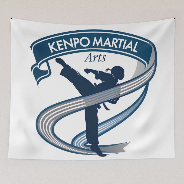 Item preview, Kenpo Martial Arts High Kick – Dynamic Motion Ribbon designed and sold by VividOrganica.