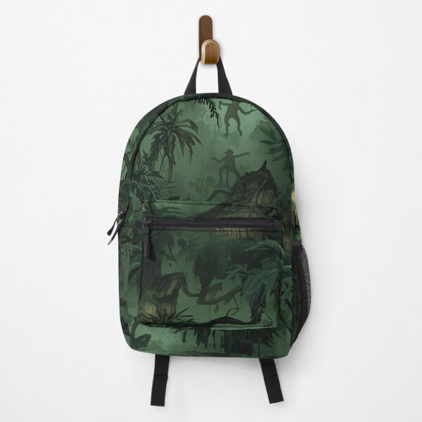 Item preview, Monkey Curse Village — Haunted Jungle Seamless Pattern designed and sold by kabucino.