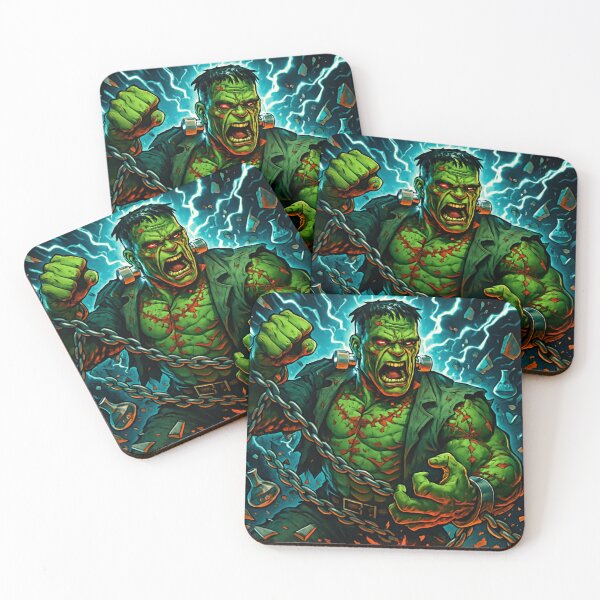 Item preview, Frankenstein Unleashed – Powerful Electric Monster Art designed and sold by DamianRoy88.