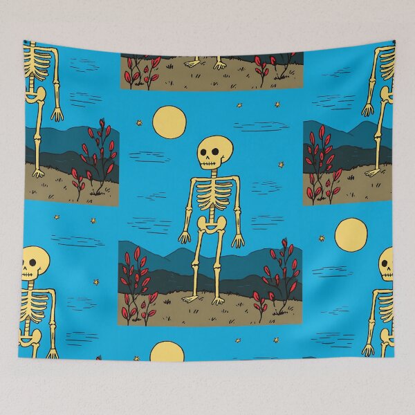 Item preview, Spooky Halloween Skeleton designed and sold by bapupa.