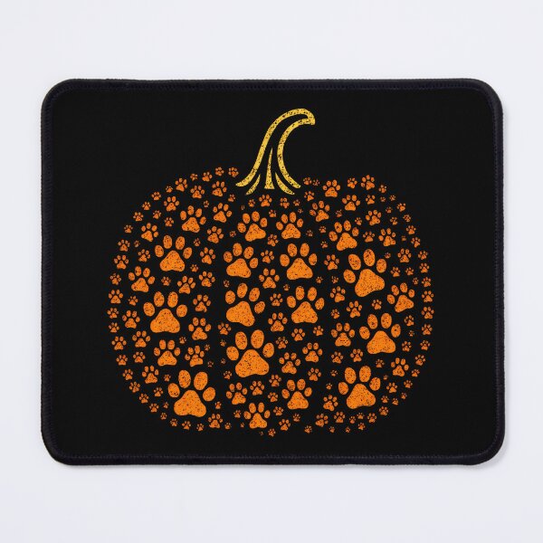 Item preview, Paw Pumpkin Dog Cat Vintage Fall Season Paw Print designed and sold by DemureArtsy.