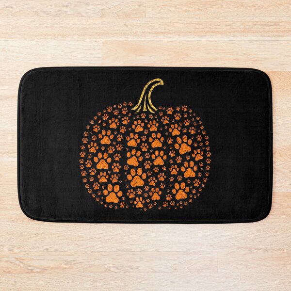 Item preview, Paw Pumpkin Dog Cat Vintage Fall Season Paw Print designed and sold by DemureArtsy.