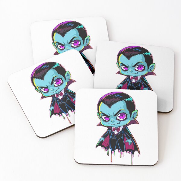 Item preview, Neon Pop Art Dracula | Vibrant Halloween Design designed and sold by snoezelstudio.