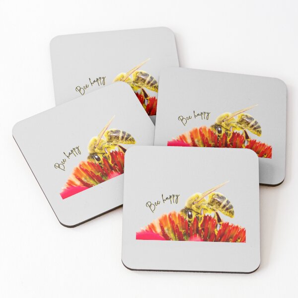 Item preview, Bee Happy – nature photo full of joie de vivre and lightness designed and sold by Katja LebenFreude.