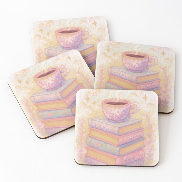 Item preview, books and coffee designed and sold by LgndryPhoenix.