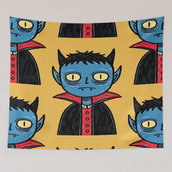 Item preview, Terrifying Halloween Vampire designed and sold by bapupa.