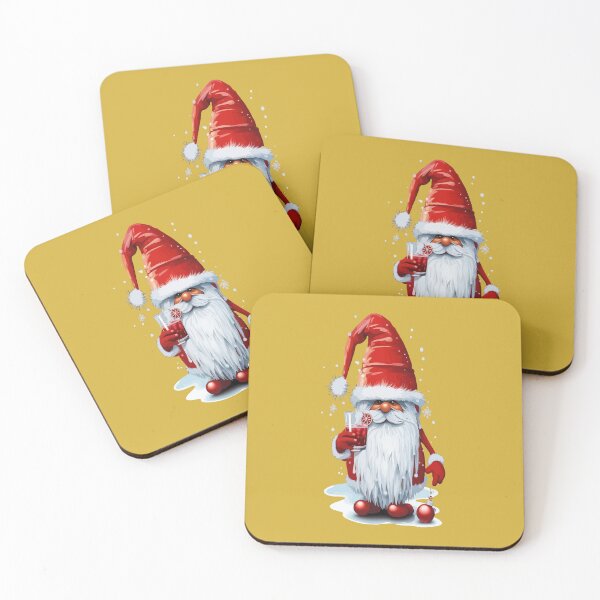 Item preview, Nordic Gnome Holding A Glass Of‎ Pomegranate Juice designed and sold by taiche.