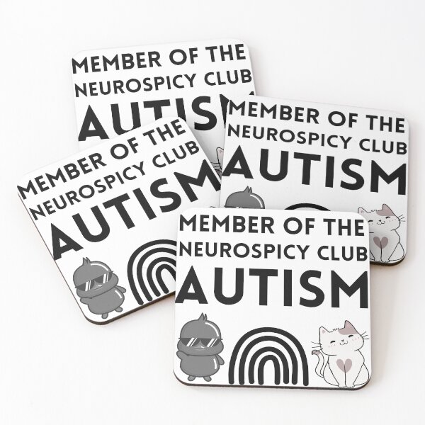 Item preview, Member of the Neurospicy Club - AUTISM designed and sold by The Courtesan Boutique.