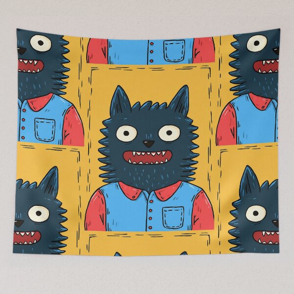 Item preview, Terrifying Halloween Werewolf designed and sold by bapupa.