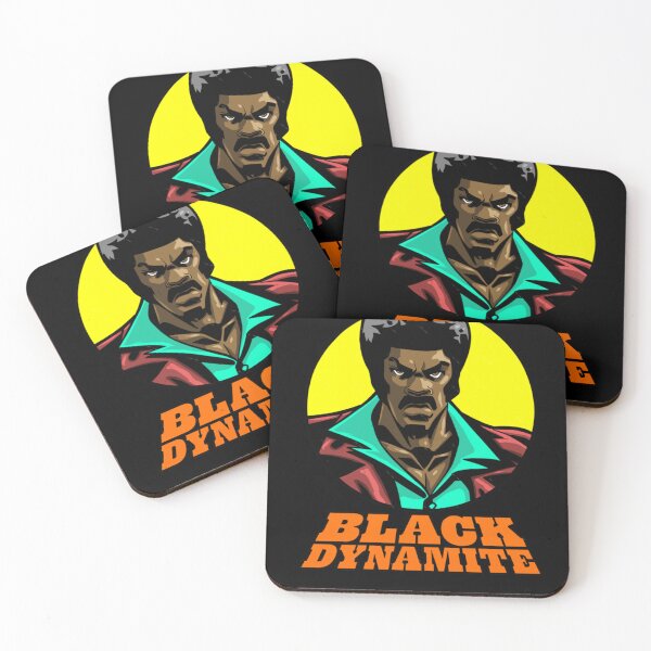 Item preview, Black Dynamite Smiling Retro Funk Hero Pop Art Illustration For Vintage Comic Lovers Gift For Him Her designed and sold by JeffreySGarre.