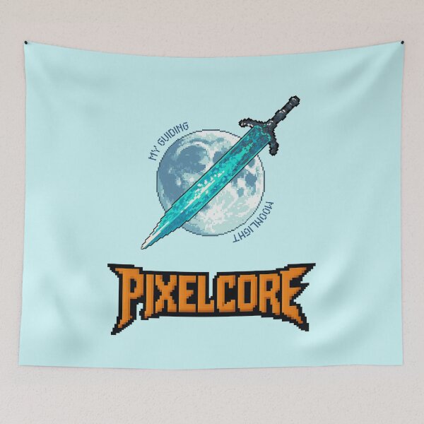 Item preview, Moonlight Sword from Dark Souls - Bloodborne Pixel Art {PIXELCORE} designed and sold by PIXELCORE-TEE.