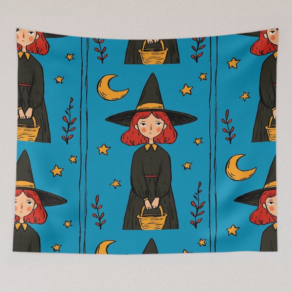 Item preview, Magical Halloween Witch designed and sold by bapupa.