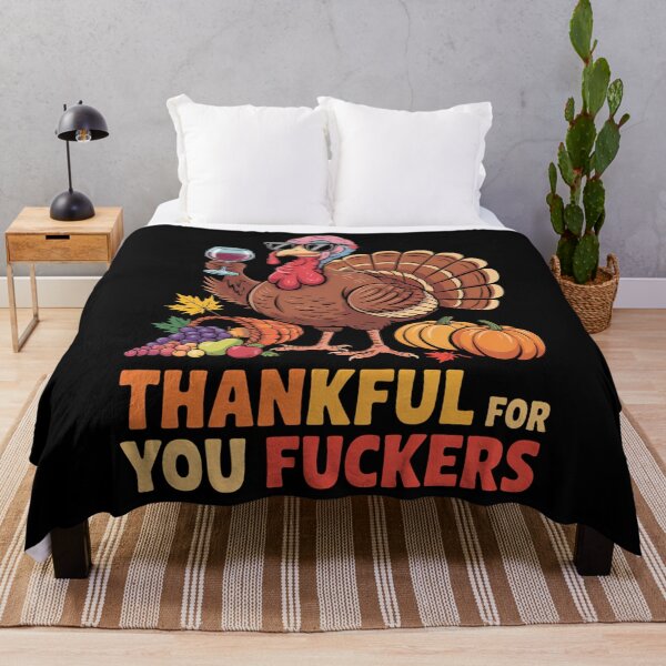 Item preview, Thankful Thanksgiving Turkey Drinking Wine Joke designed and sold by Sea4Adventures.