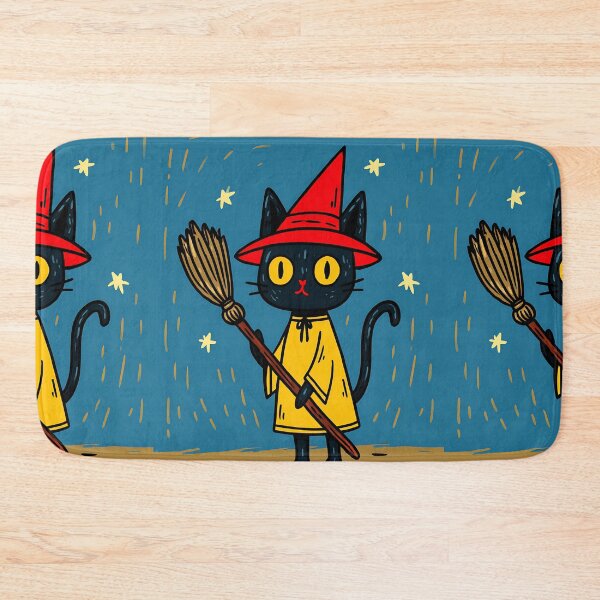 Item preview, Spooky Witchy Cat designed and sold by bapupa.
