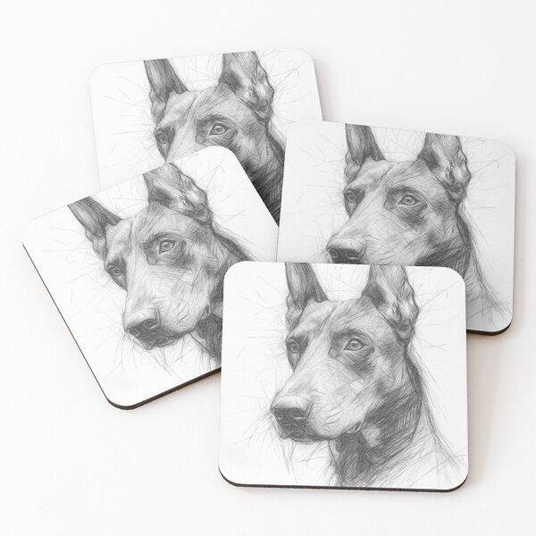 Item preview, Dobermann Pencil Sketch designed and sold by Leon Woods Pencil Art.