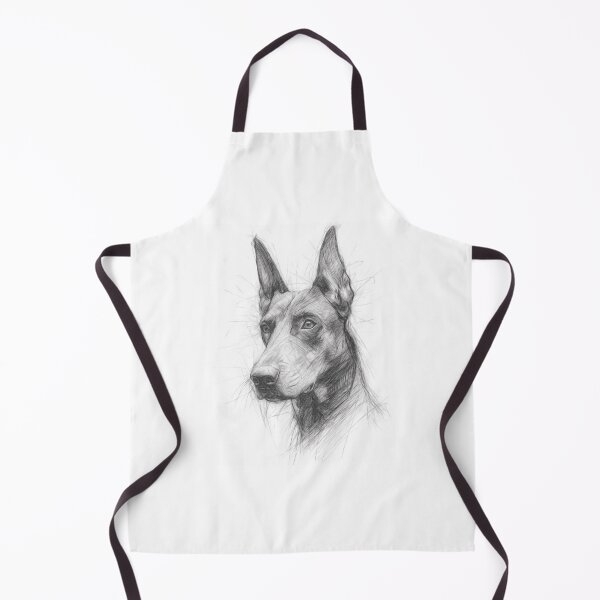 Item preview, Dobermann Pencil Sketch designed and sold by Leon Woods Pencil Art.