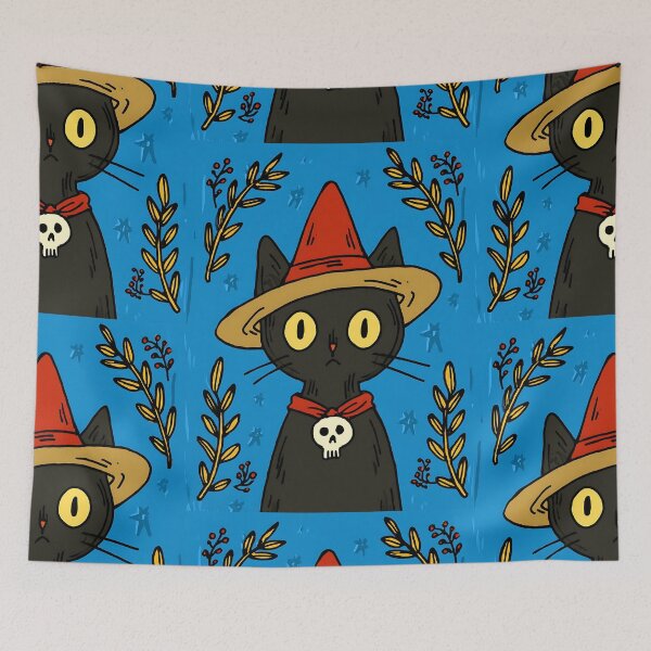 Item preview, Magical Witchy Cat designed and sold by bapupa.