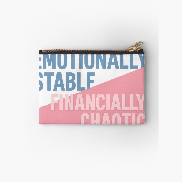 Item preview, Emotionally Stable Financially Chaotic – Relatable Money Meme Shirt designed and sold by Design Express.