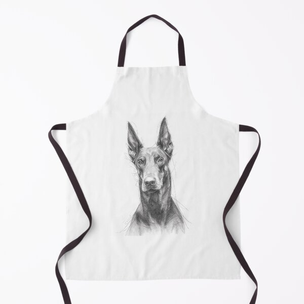 Item preview, Dobermann Dog Drawing designed and sold by Leon Woods Pencil Art.