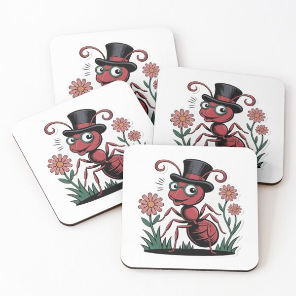 Item preview, Funny Ant – Cute Cartoon Insect with a Silly Smile designed and sold by dilupshop.