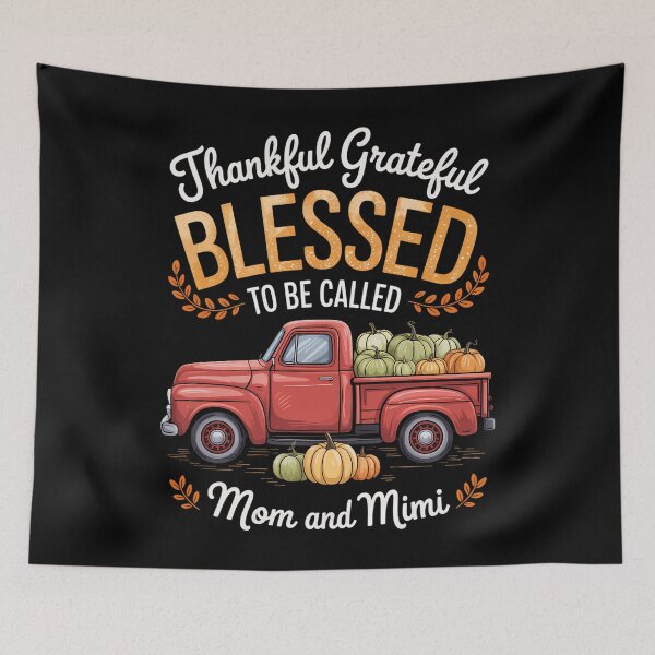 Item preview, Thankful Grateful Blessed to Be Called Mom and Mimi designed and sold by Sea4Adventures.