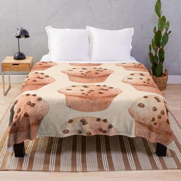 Item preview, Choco Chip Muffin Delight – Watercolor Pastry Illustration (Cutout) designed and sold by EmeraldeaArt.