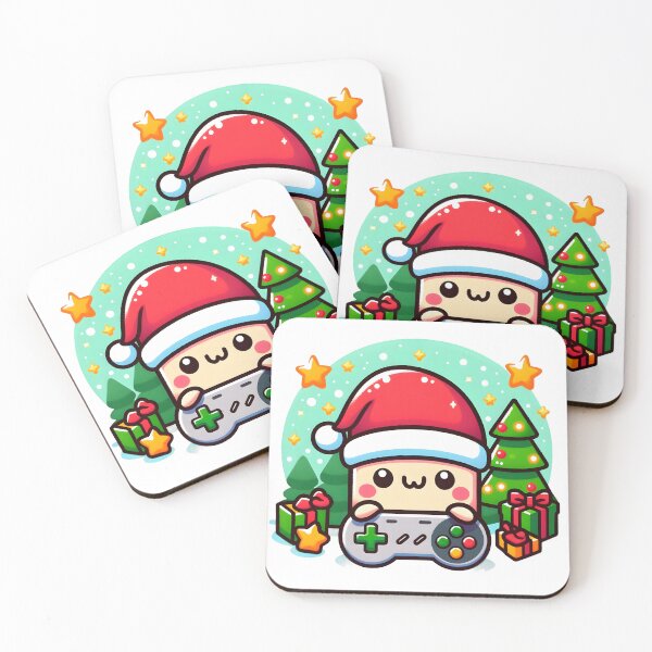 Item preview, Kawaii Gamer Christmas Cheer Retro Holiday Design. designed and sold by The-T-In-Retro.