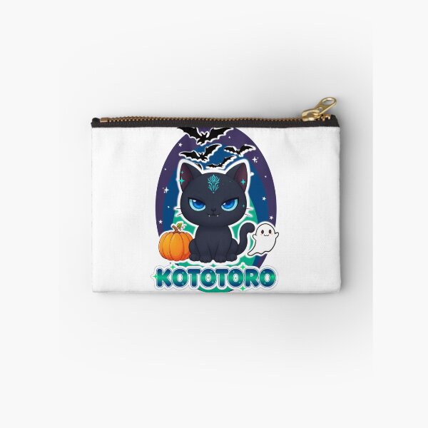 Item preview, Kototoro Halloween Night Cute Magical Cat with Pumpkin and Ghost designed and sold by Elizarfa.