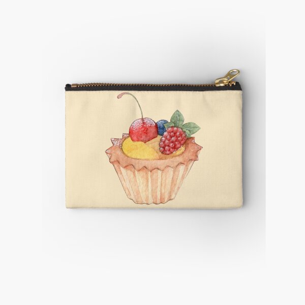 Item preview, Berry Bliss Fruit Tart – Watercolor Pastry Illustration (Cutout) designed and sold by EmeraldeaArt.